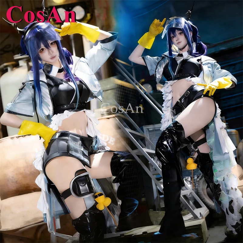 

Костюмы для косплея CosAn Game Arknights Chen The Holungday, повседневная праздничная модная униформа, одежда для ролевых игр на Хэллоуин