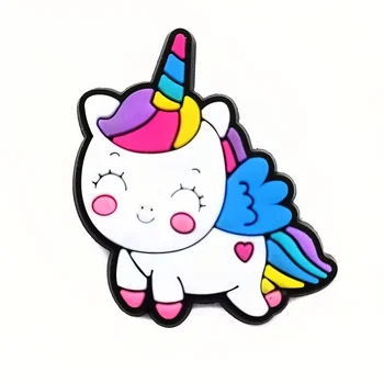 大量獨角獸鞋飾掛件,適用於木屐、泡泡拖鞋、涼鞋,PVC材質,聖誕生日禮物佳選 8 最佳銷售 洞洞鞋的鞋帶 - №5