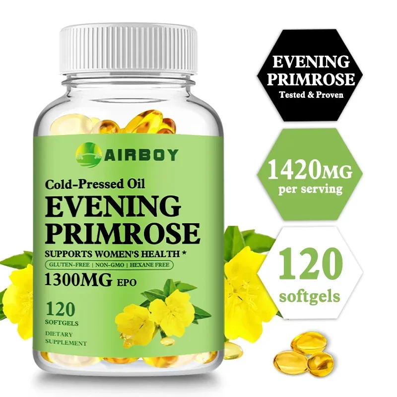 Evening Primrose Oil - Anti-Aging, Brightening, Immune Support, Hormone Balance, Healthy Skin