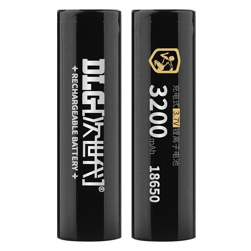 DLGPOWER 18650 Rechargeable Li-Ion Battery 3200MAH 3.7V High Capacity for Drone Power Tools Electric Balancer Portable Fan Radio image 2