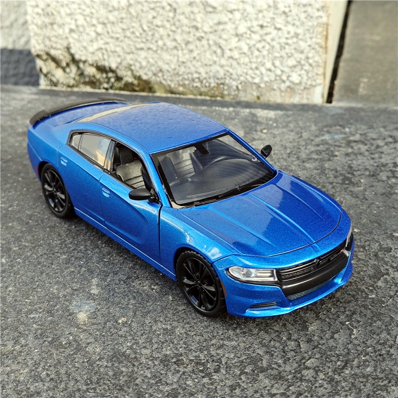 1:24 2023 Dodge Charger SXT Alloy Sport Car model Diecasts Metal Muscle Vehicles Car Model Simulation Collection Childrens Gifts