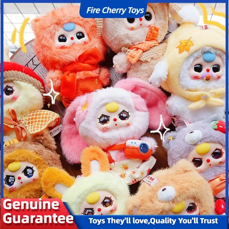

Original Baby Three Autumn Fairy Tale Series Cute Plush Cute Pendant Figure Blind Box Doll Surprise Ornament Girl Birthday Gifts