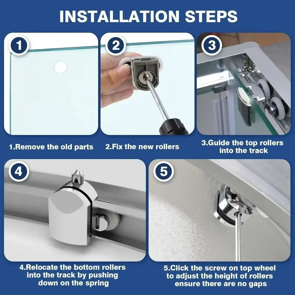 

Колеса верхней/нижней двери 23/25 мм, подшипниковые ролики, детали раздвижной двери, верхняя душевая дверь, сменные ролики из алюминиевого сплава