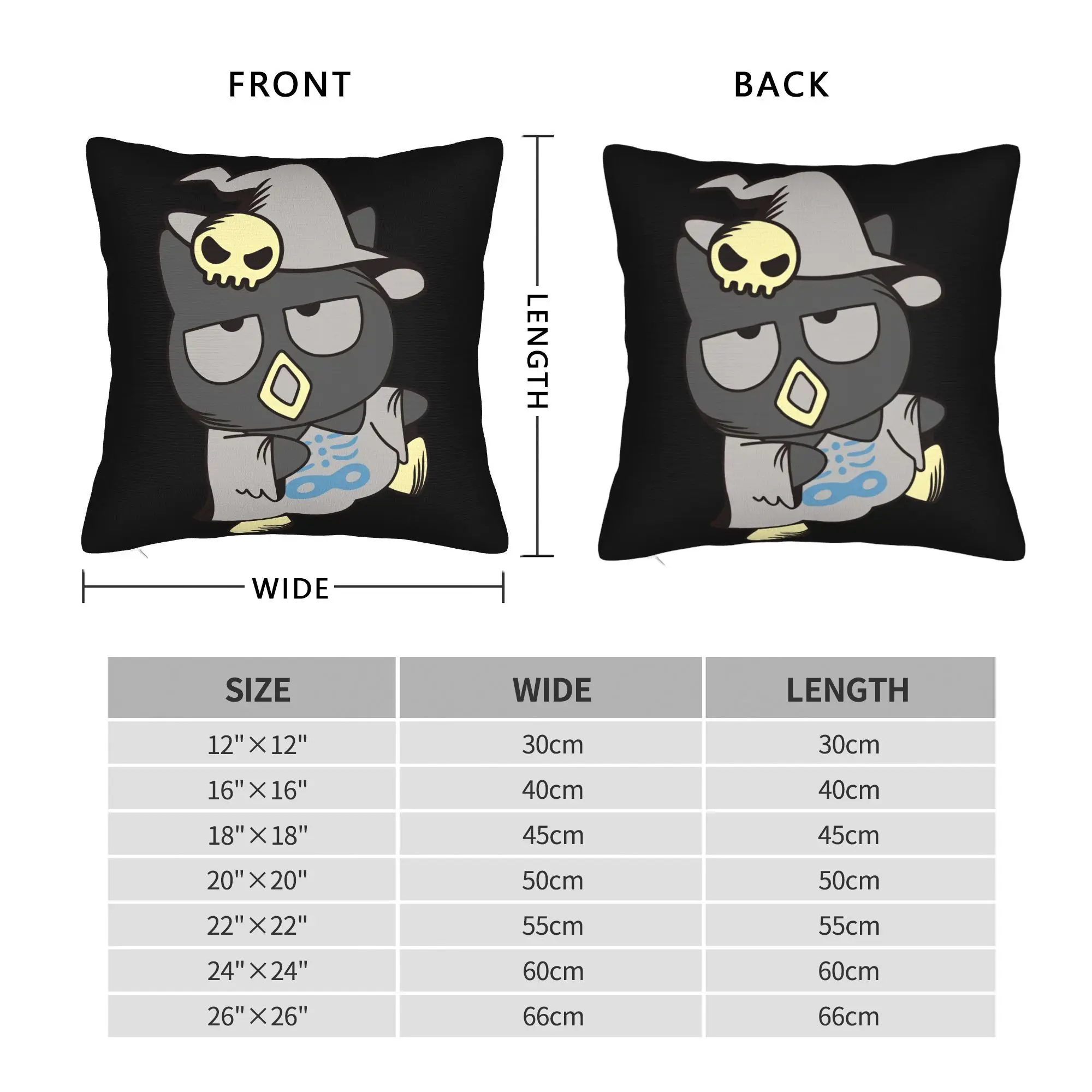 Halloween Wizard Badtz-Maru Penguin Pillowcase Printing Polyester Cushion Cover Decoration  Pillow Case Cover Living Room