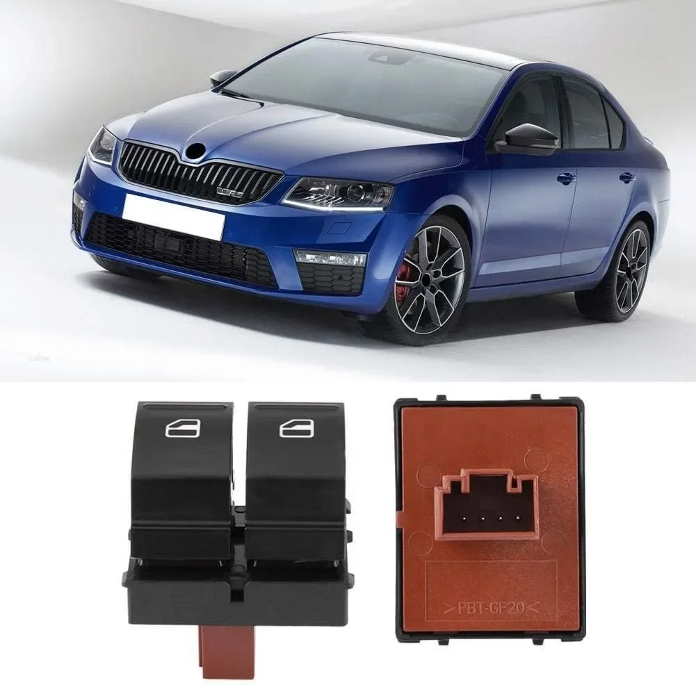 NEW 1Z0959858 Power Electric Control Power Window Button Window Switch Switch for O_c_tavia Fa_bia 2 R_oo_m_ster 1Z0 959 858