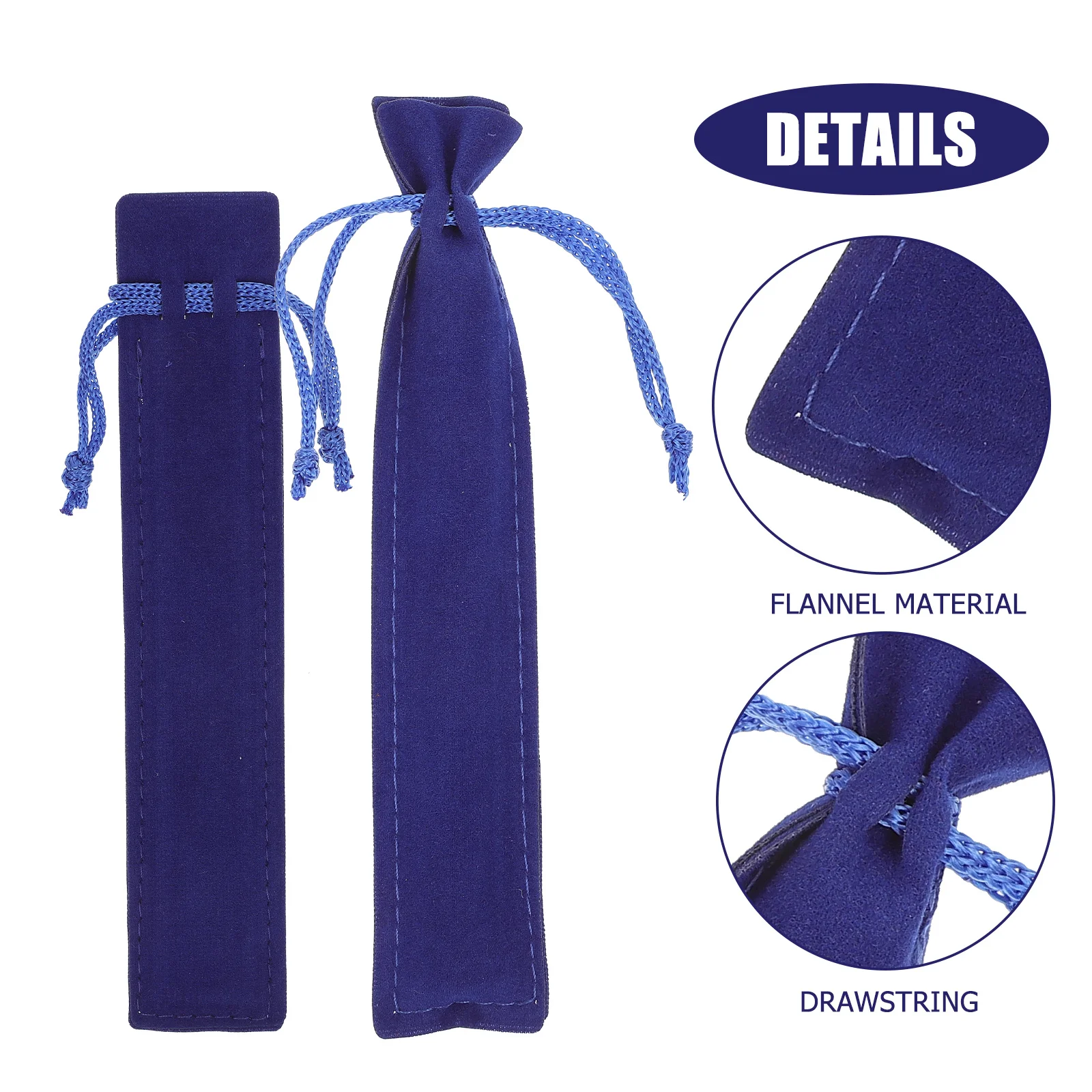 25 قطعة حقيبة تخزين القلم الفانيلا حقيبة برباط للمنزل مكتب المدرسة القرطاسية عيد ميلاد الذكرى عيد الميلاد هدية عيد الآباء #2