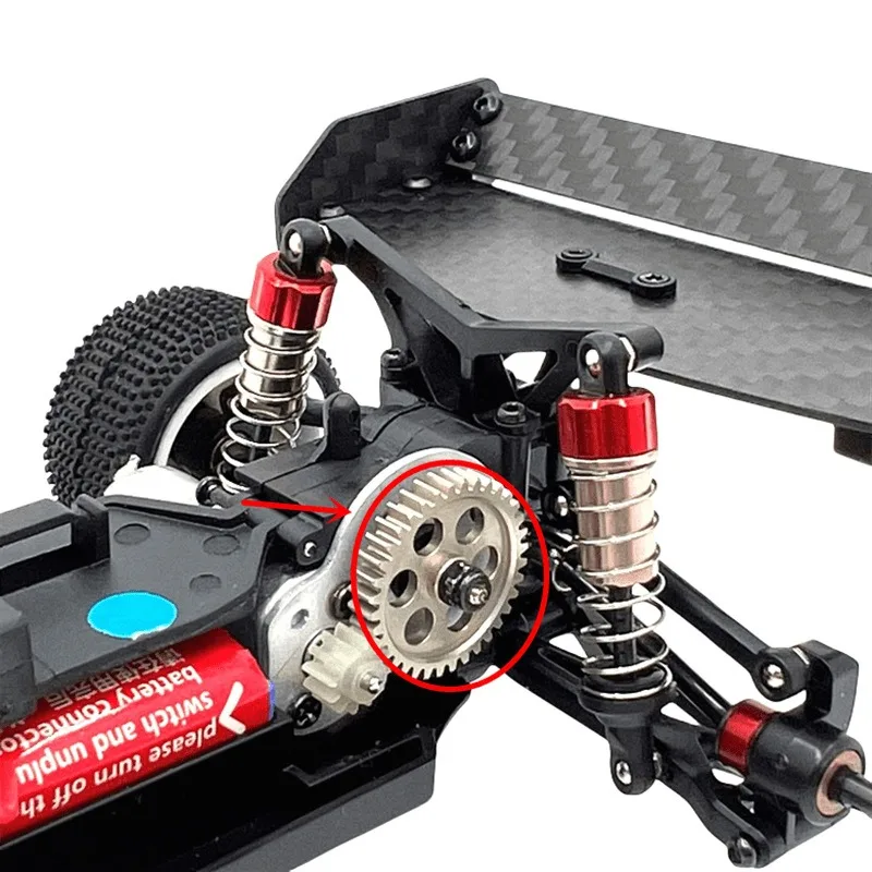 WLtoys 244016 용 감속 기어 LOSI Micro-B 1/24 RC 자동차 금속 업그레이드 OP 액세서리 부품 키트