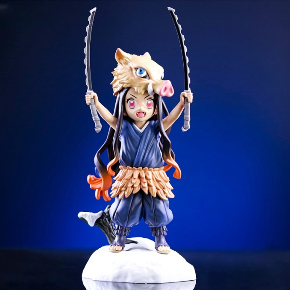 Modèle de figurine d'anime Nezuko, Monténégro de démons, overde la série Cos, ornement de bureau mignon, cadeau pour enfant