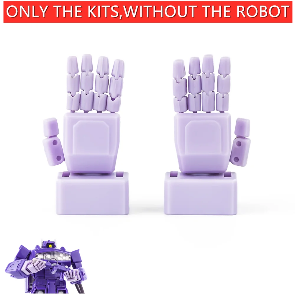 Super Movable Replacement Hand Upgrade Kit For Transformation KFC KP-16G Mp29 Shockwave The Toy Version Figure Accessories