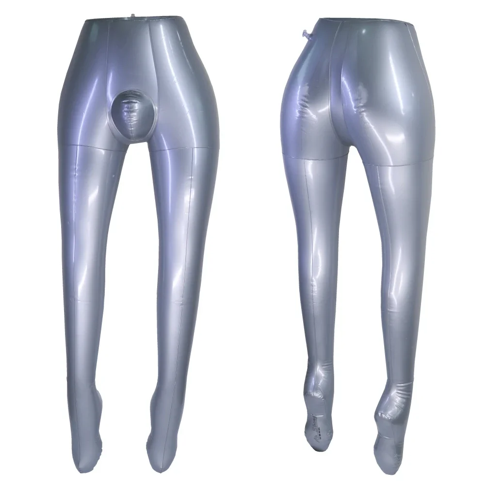 

Inflatable Male Leg Torso Model Half Body Mannequin Pants Trousers Display Props Free shipping