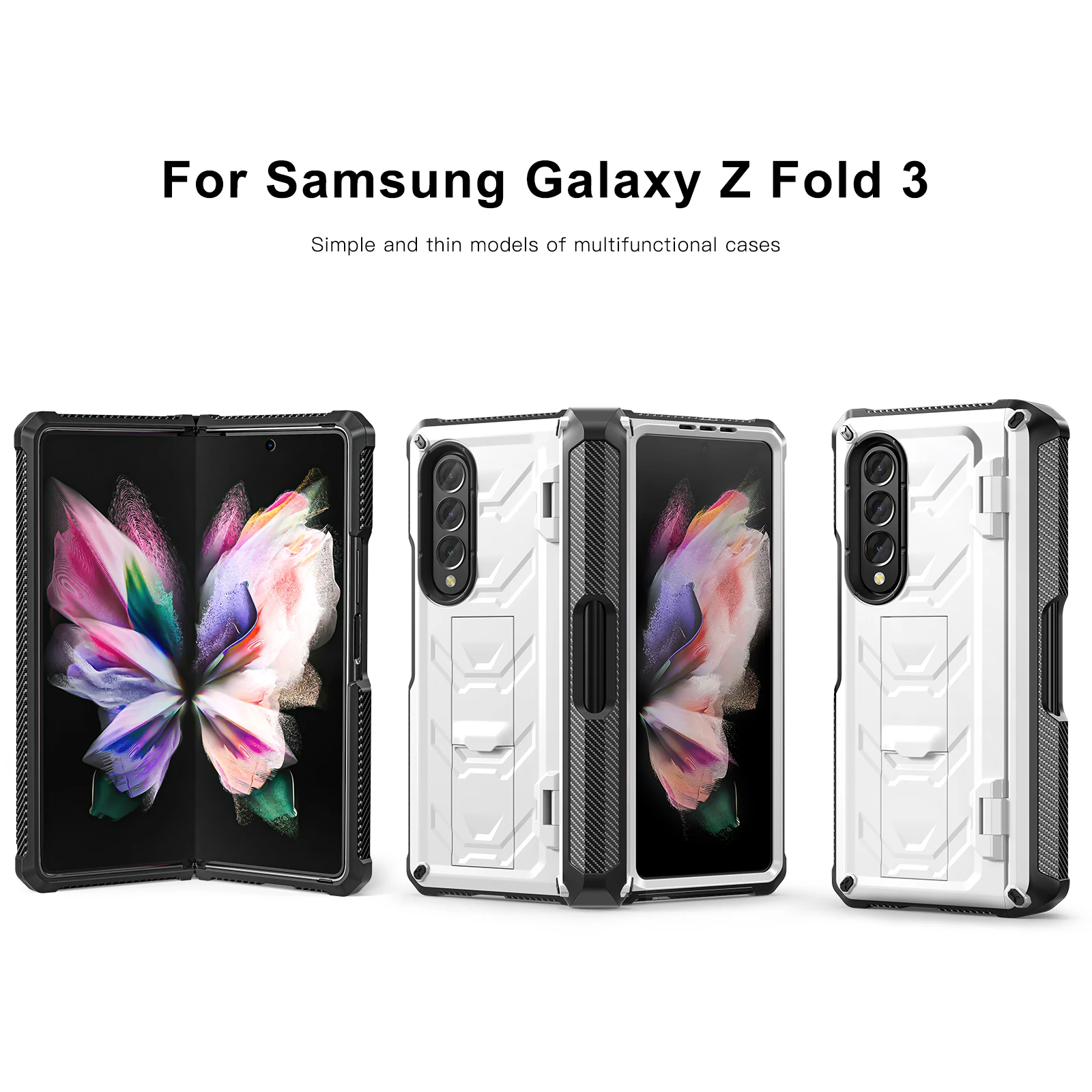 Armor Case for Samsung Galaxy Z Fold5 Fold3 7.6 inch SM-F9260 SM-F926 Hard Cases for Galaxy Z Fold4 SM-F9361 Phone Cover