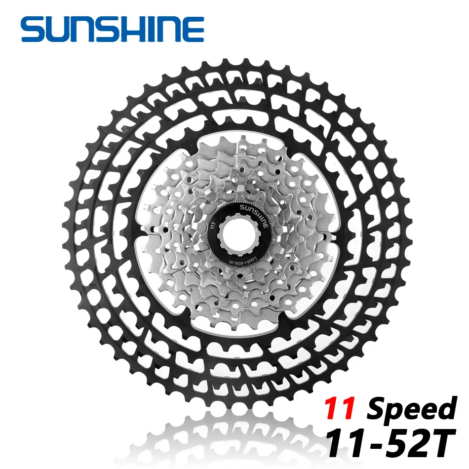 SUNSHINE Bicycle Ultralight Cassette 11S 12 Speed MTB Bike Freewheel 12S 11-50/52T  Flywheel 12S Mountain Bike Sprocket for HG