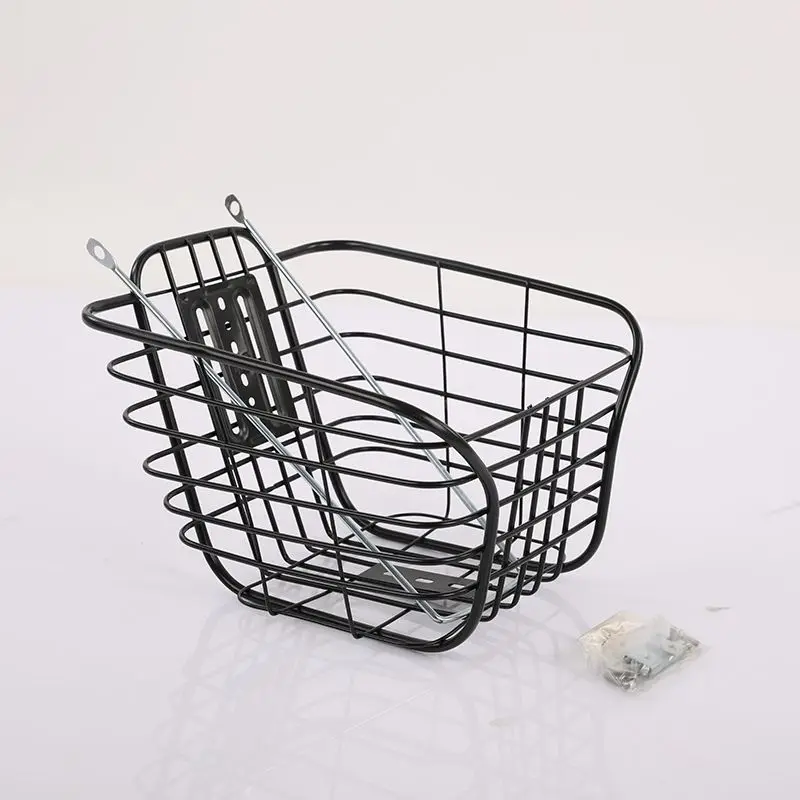 Bicycle Front Basket Pet Basket 24/26 Inch Bicycle Thickened Basket Folding Bicycle Mountain Universal Basket Bike Accessories