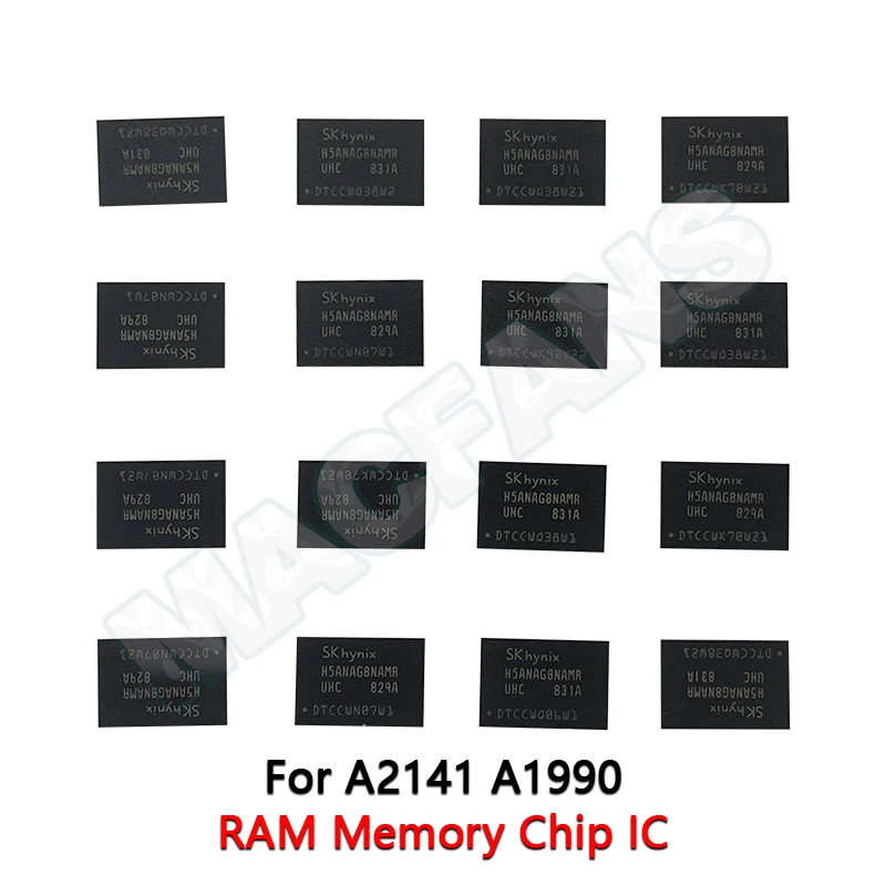 Original A1708 Memory Chip IC for Macbook Air Pro A1466 A1502 A1706 A1989 A1990 A2141 A2159 Repair Ram Flash 8G 16G 32G 64G