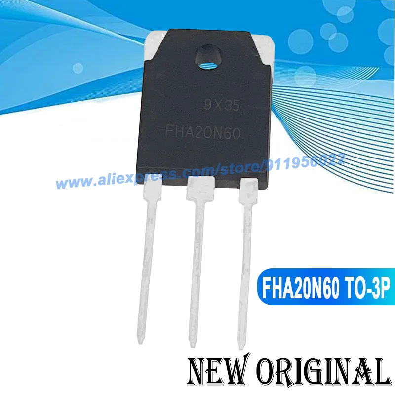 (5 Pieces) 20N60 FHA20N60  20A 600V TO-3P / 20N65 FHA20N65 20A 650V / SMK2050 20A 500V / FDA20N50F 20A/500V TO-3P