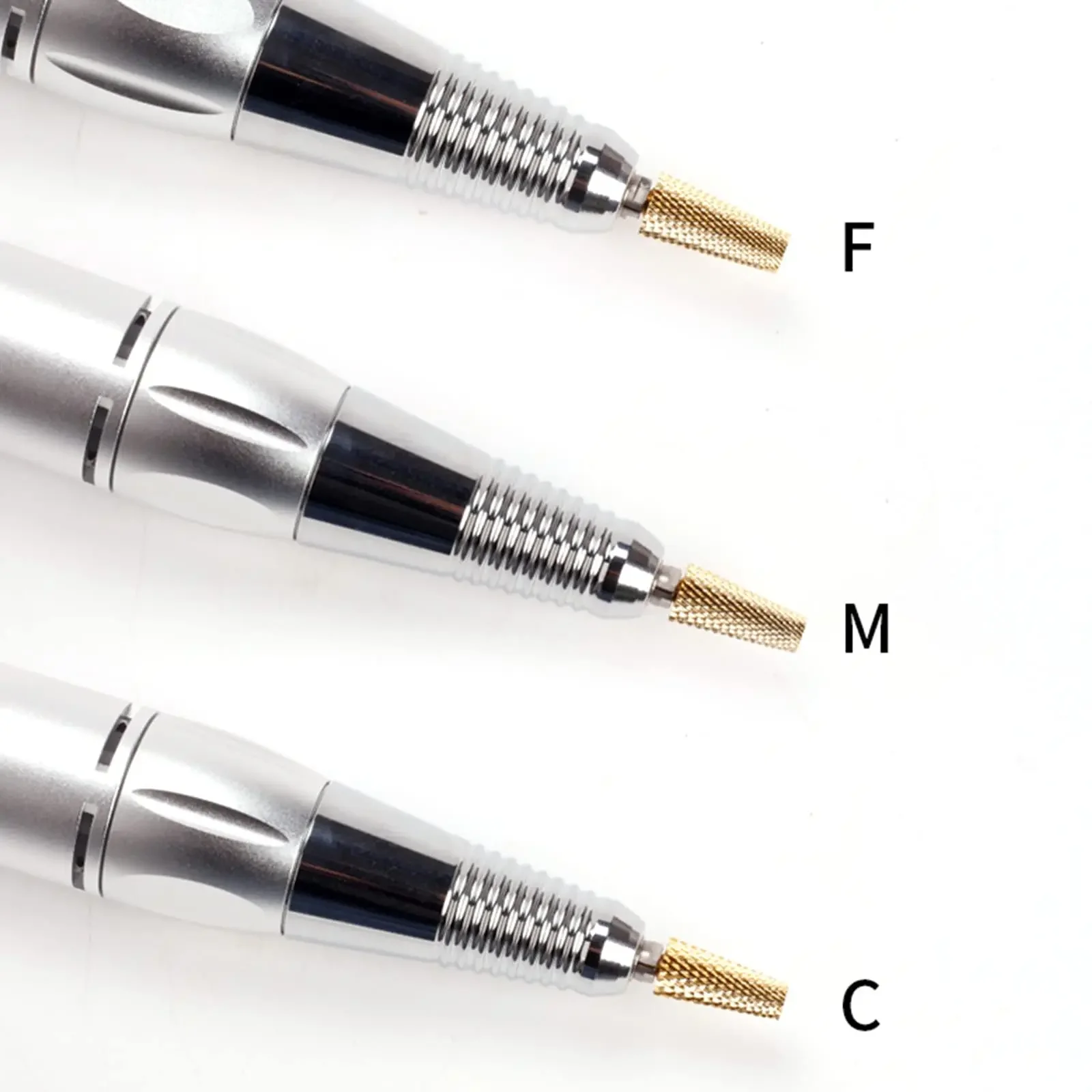 Punte per trapano per unghie coniche da 3/32 "fresa per tungsteno fresa rotante a 2 vie E-file Bit per accessori per Nail Art fai da te per salone di casa