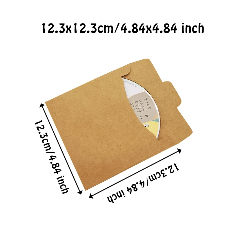 10pcs/lot Envelope Packaging Bag Small Business Supplies CD Wedding Invitations High-grade Kraft Paper Retro Stationery