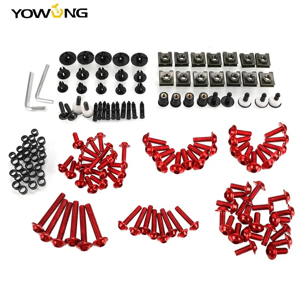 

Universal For Honda CBR1000F CBR1100XX NC700X NC750x RC51 VTR1000F CB77 Motorcycle Fairing Body Bolts Spire Screw Spring Nuts