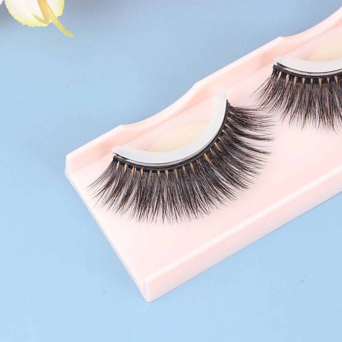 

3d False Eyelashes Reusable Self Adhesive Natural Artificial Strip Makeup Stick Extensions