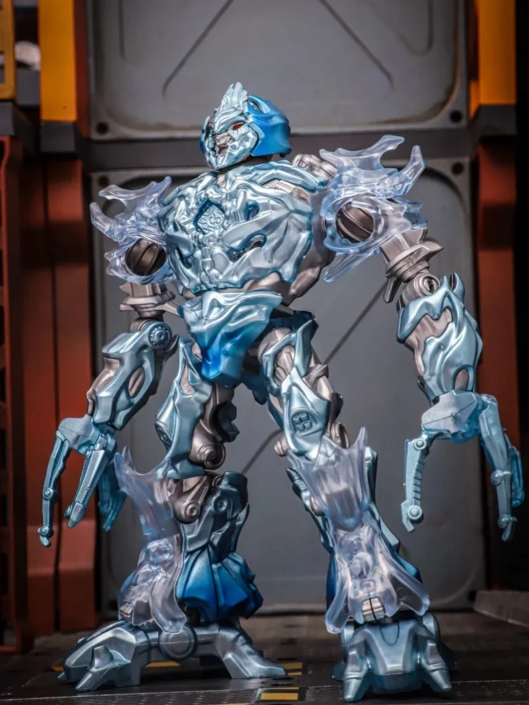 재고 있음 Blokees 변환 장난감 Op Ex Edition Frozen Megatron 액션 피규어 컬렉션 모델 장난감 선물