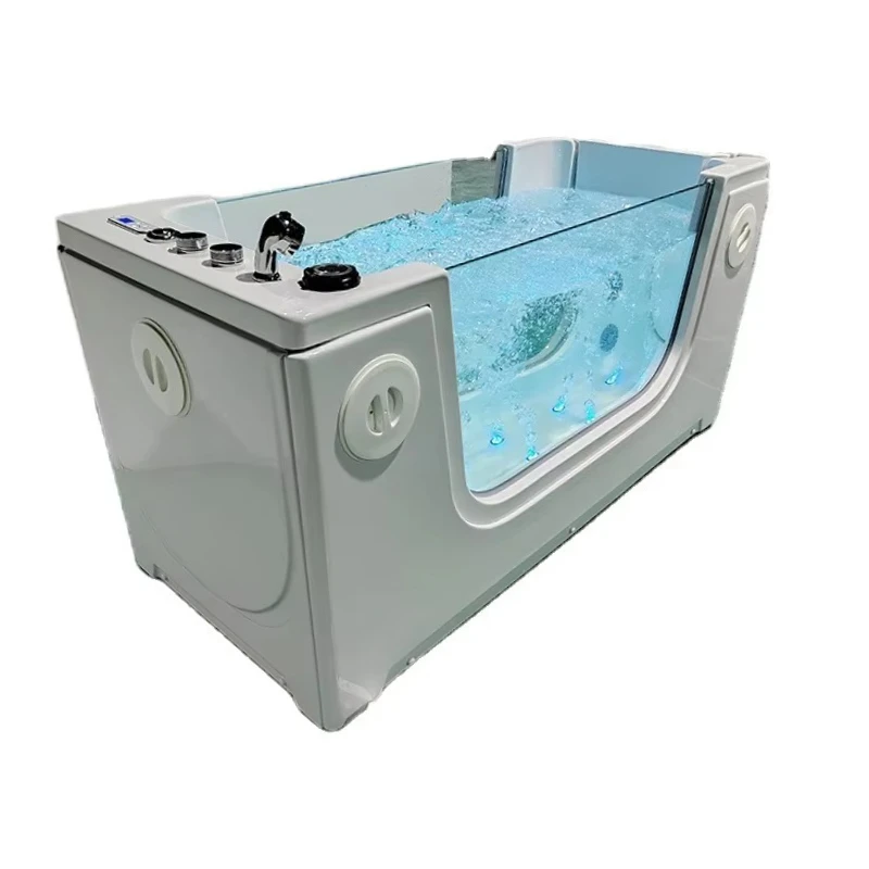 

Portable Dog Washing Station Freestanding Bathtub with Milk Treatment Ozone for Dog Pet Grooming