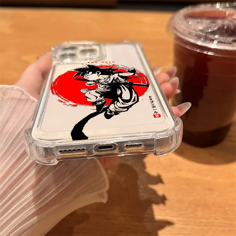 Cool GokuS Vegetas Phone Case For Motorola Moto Edge G G86 G06 G56 70 60 50 G24 E15 Pro Neo Fision Stylus Power 5G - view 6