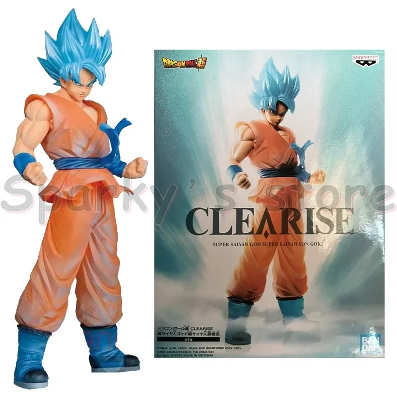 Bandai Original CLEARISE Dragon Ball Z Anime Figure Vegeta Son Gokuu Action Figure Toys For Boys Girls Kids Birthday Gifts Model