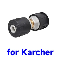 High Pressure Quick-Fitting for Gun and Power Washer Hose Extension Connector Compatible Karcher Hose to M22 14mm Female Fitting