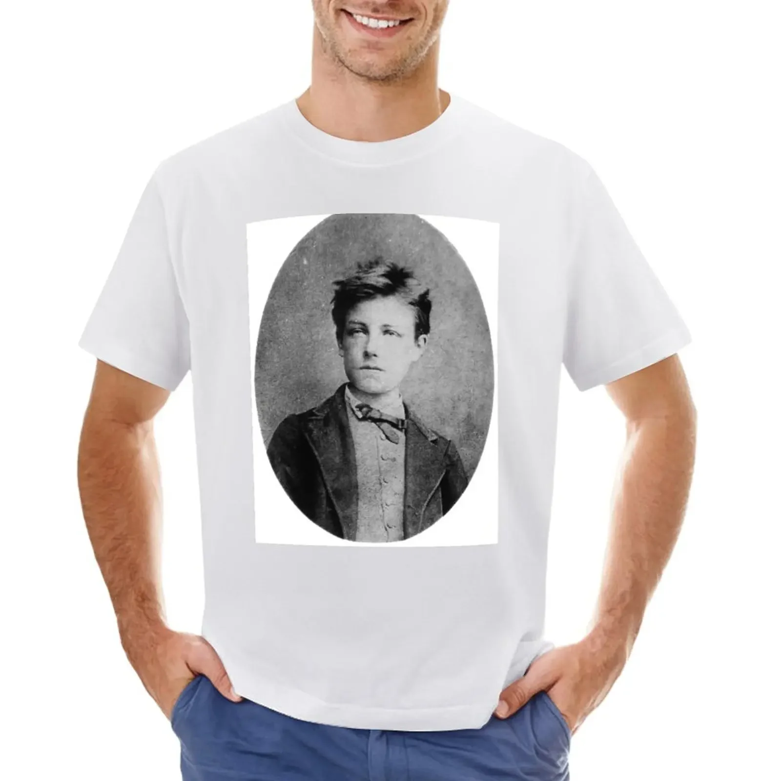 Arthur Rimbaud T-shirt vintage tops cute tops mens graphic t-shirts anime