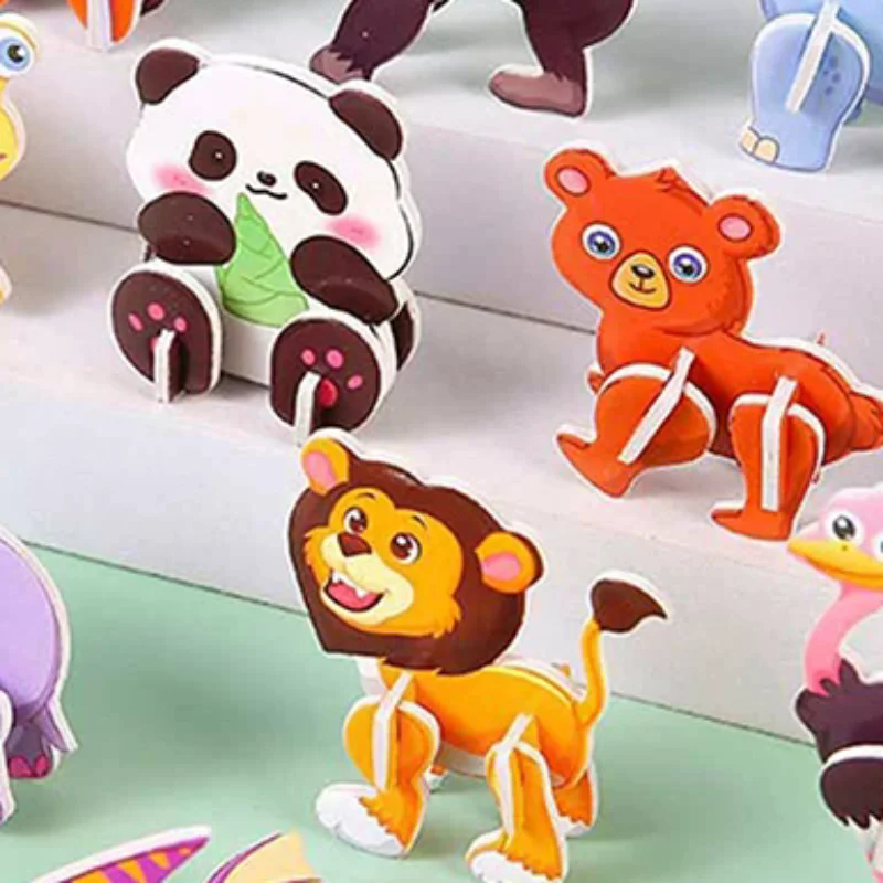 

30Pcs Mini Cartoon Animal DIY Paper Jigsaw Puzzles Toys For Kids Birthday Party Favors Kindergarten Rewards Pinata Filler