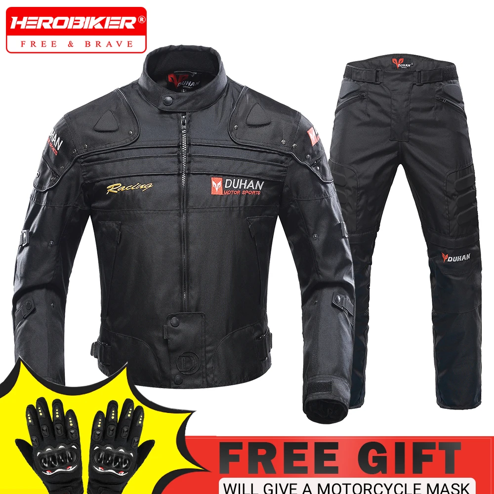 

Motorcycle Riding Jacket For Men In Autumn And Winter Warm Waterproof Fall Resistant Knight Jacket With Detachable Inner Strap