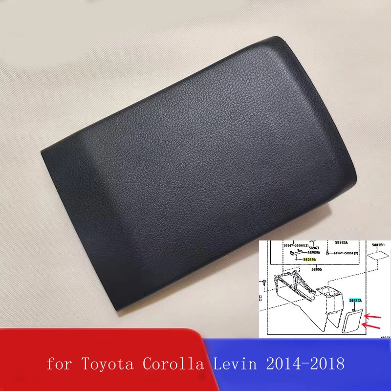 

for Toyota Corolla Levin 2014-2018 armrest box rear cover, central channel air outlet maintenance panel