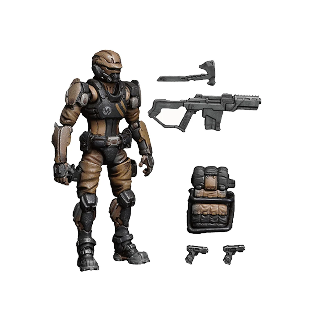 

Acid Rain War 3.75 Inch 1/18 FAV-A130 Cinder Invader Soldier Action Figureals Model