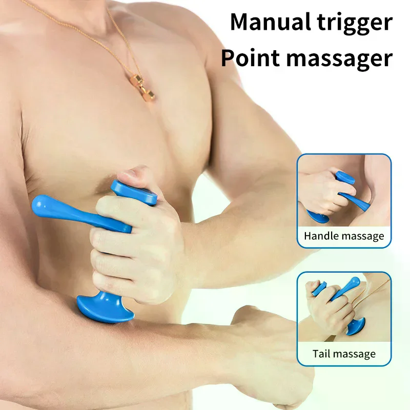 

T-Shaped Massager Thumb Finger Pressure Press Trigger Point Manual Physiotherapy Tools Full Body Deep Tissue Relax Pain Relief