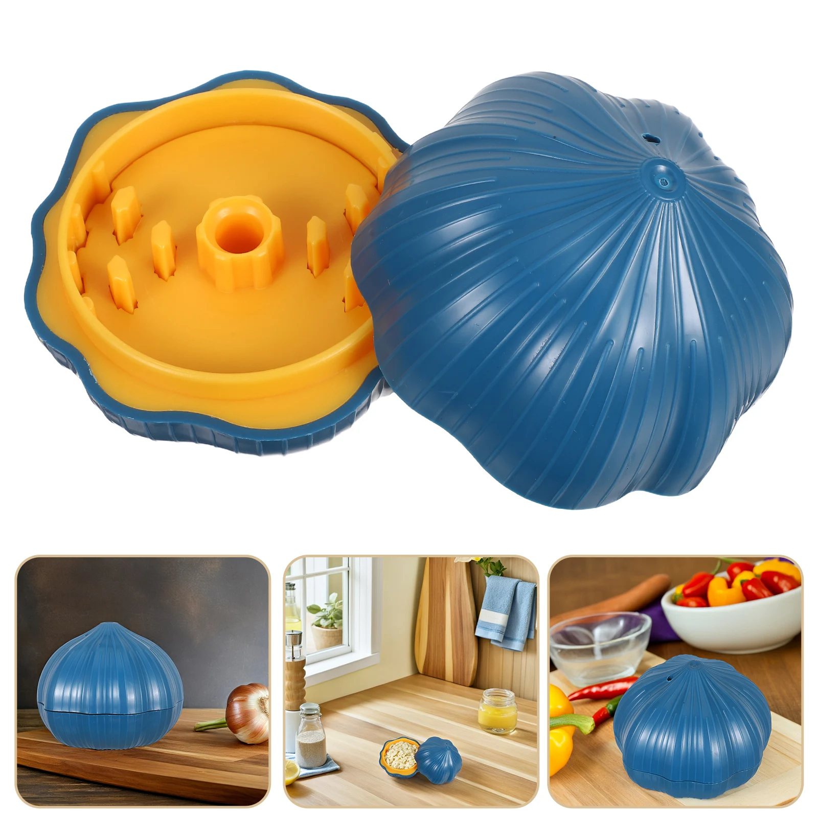 

Manual Presser Multi-Purpose Kitchen Gadget Fine Workmanship Easy Operation Garlic Chopper Tool For Home Restaurant Plastic
