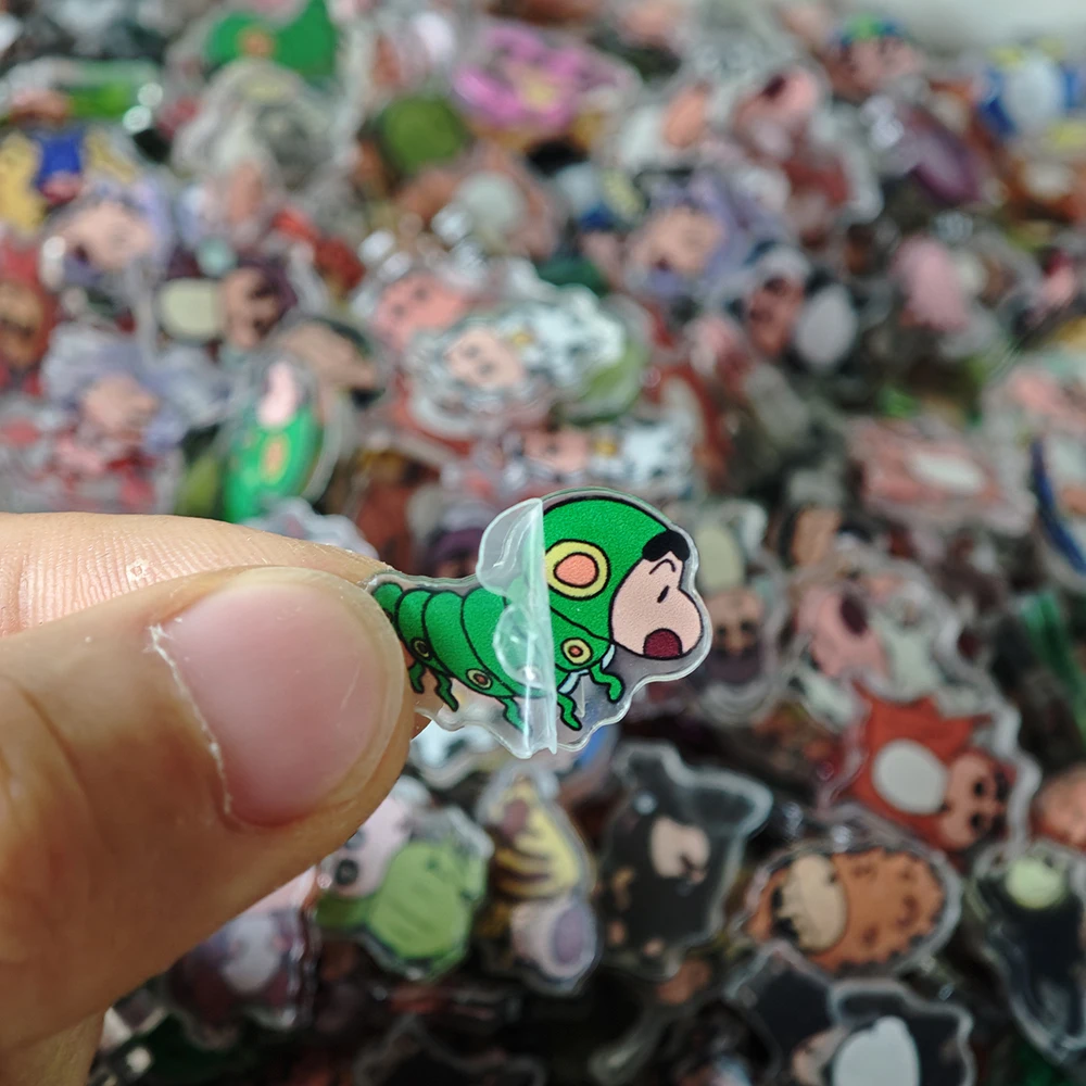 50pcs/set Cartoon Crayon Shin- - Resin Art Phone Case ulasan dan harga
