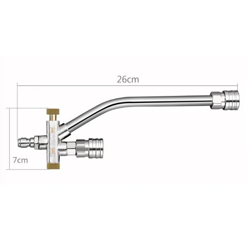 High Pressure Washing Tool Kit With 2600psi Nozzle Washing Car Stainless Steel Outdoor For Car Garden Watering Equipment