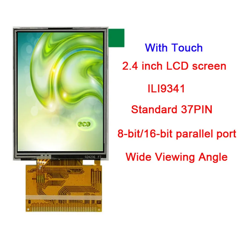 2.4 Inch 37PIN TFT LCD Screen Panel ILI9341 Drive IC 240(RGB)*320 8-bit/16-bit Parallel Port Interface For MCU 51 STM32