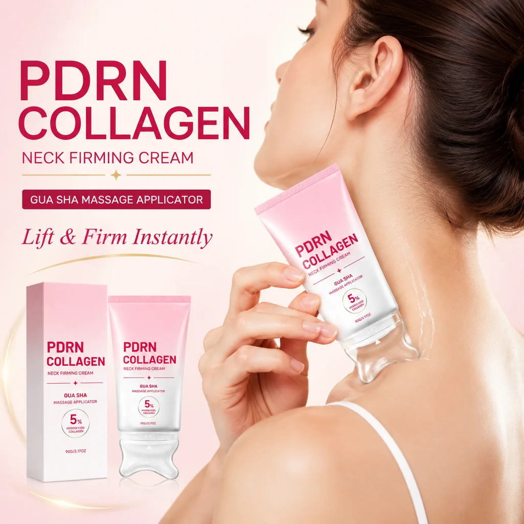 Collagen Neck Cream Moisturizing Firming Skin Smooth Massage Cream For Eliminate Neck Fine Lines Anti Aging Nourishing Skin Care