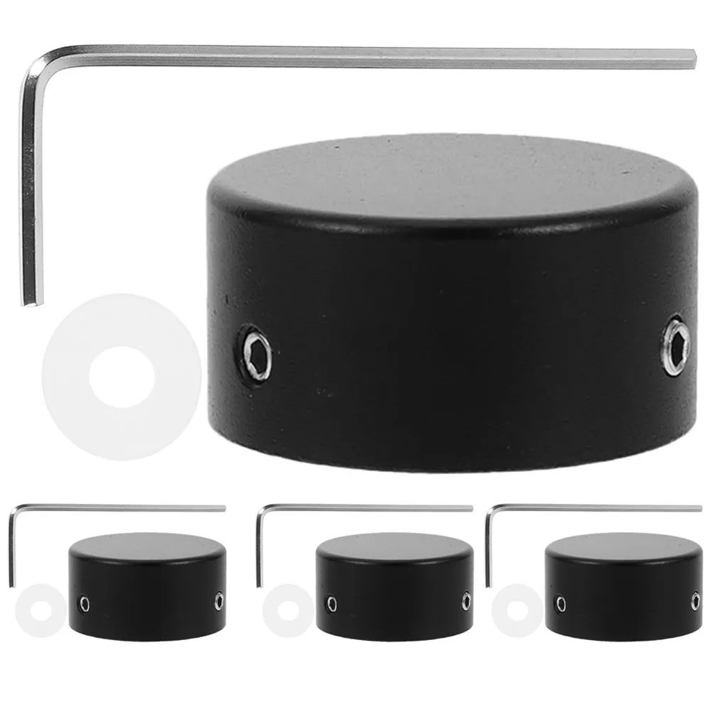 1Set Guitar Effects Pedal Footswitch Topper Metal Protection Cap for Effect Pedal Knob Safety Wear Resistance Long Life Guitar