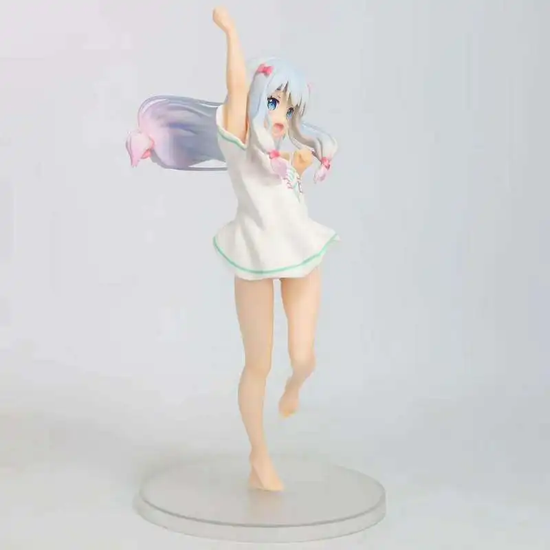 24 ซม.อะนิเมะใหม่ Ques Q Eromanga Sensei Sagiri Izumi Ending โหมด Meruru เสื้อยืด Ver Pvc Action Figure และ Sagiri Izumi เซ็กซี่รูป