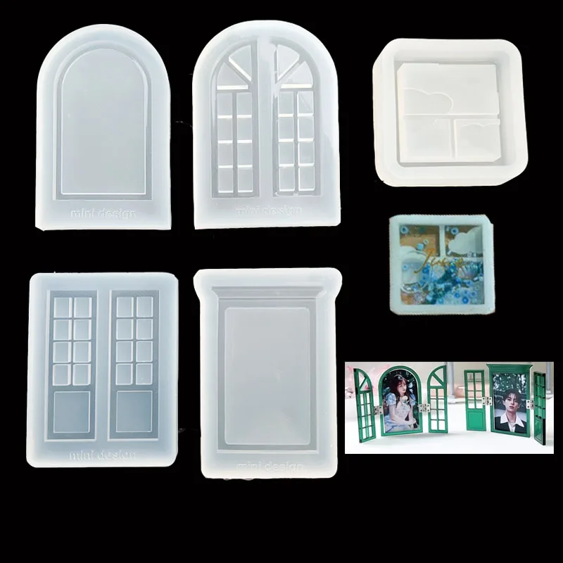 DIY Window Shaped Silicone Epoxy Resin Mold Jewelry Tool Jewelry Mold Shaker Mold