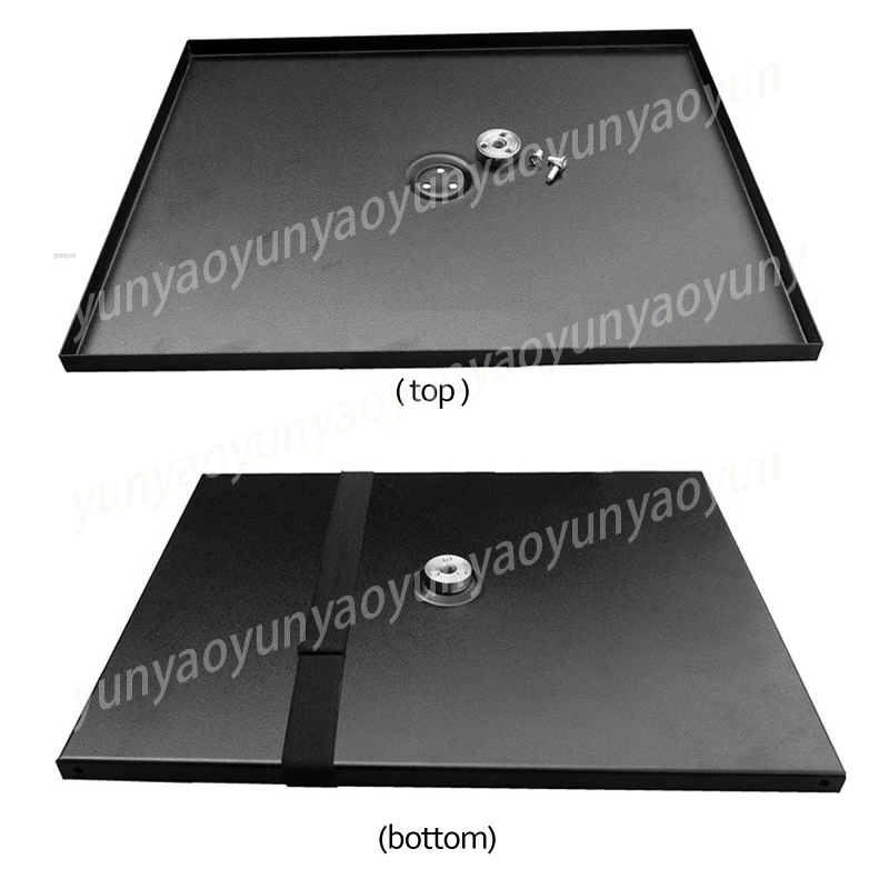 

Металлическая подставка для проектора/колонок T3-B, 39x29 см, с креплением на винтах 1/4 и 3/8 дюйма, прямоугольная пластина, аксессуар