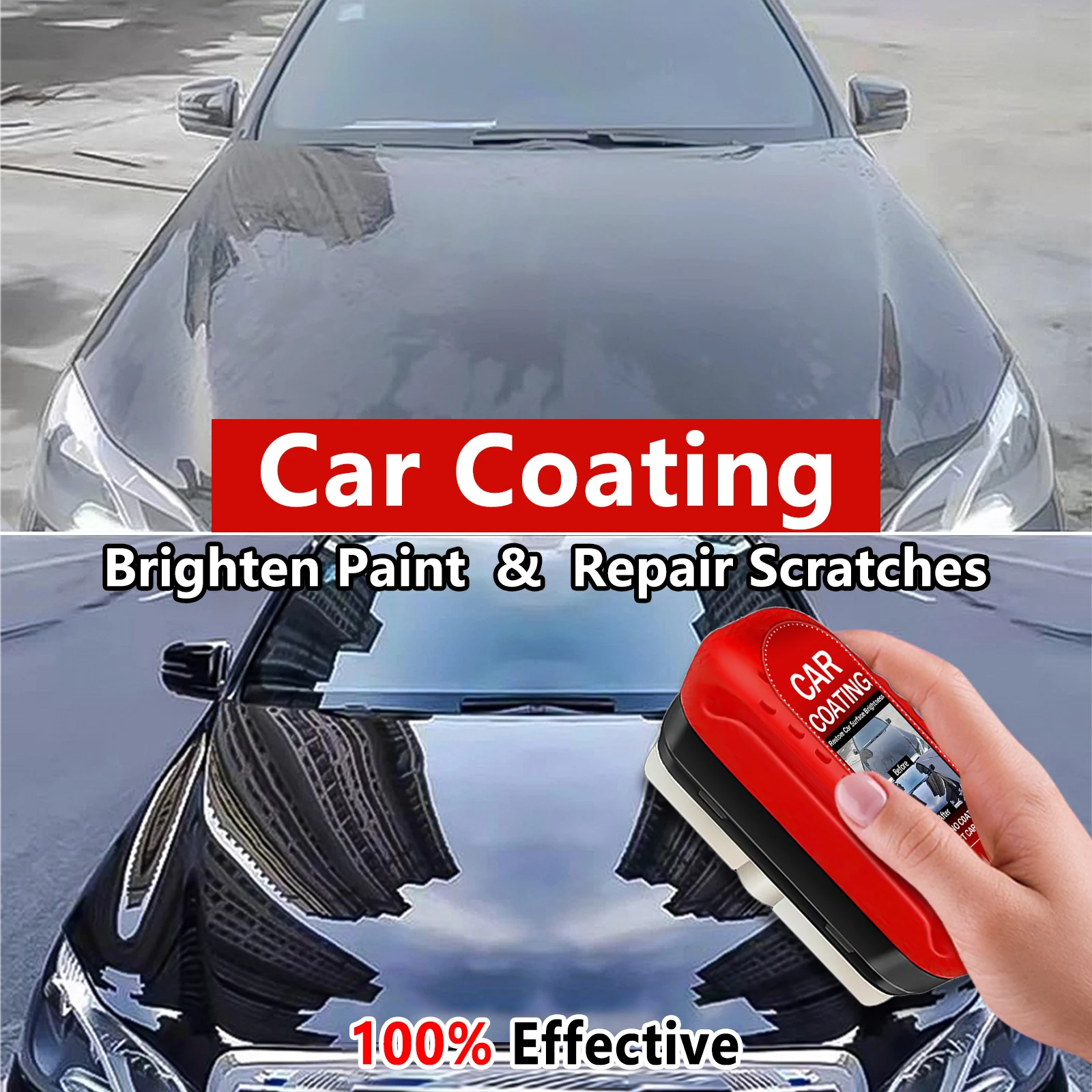 Car Coating Brush with 120ml Liquid Repair Paint Scratch Restoration High Gloss Car All Colors Paint Polishing Brightening Kit
