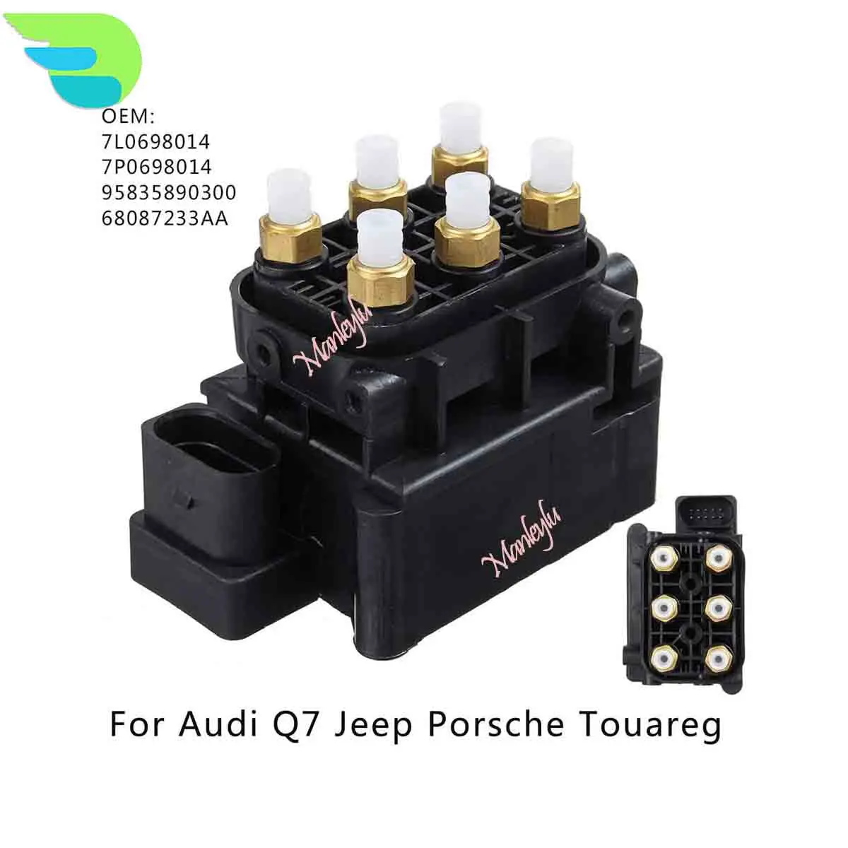 Air Suspension Compressor Solenoid Valve Block for Audi Q7 Porsche Cayenne VW Touareg 7L0698014 7P0698014 68087233AA  9583589030