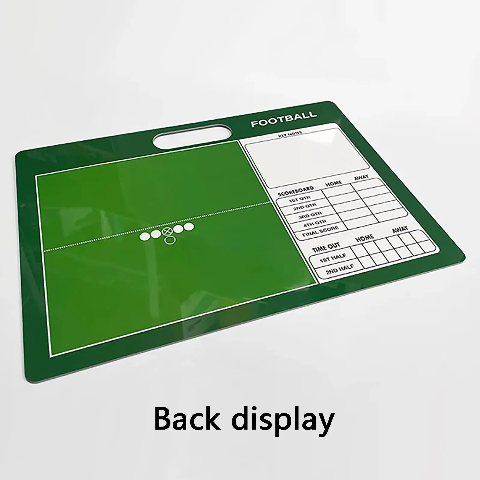 لوحة تدريب الرجبي لوحة المسح الجاف للمدربين مقاومة للماء ومتينة من EasyRto مع أقلام مائية للتحليل الاستراتيجي