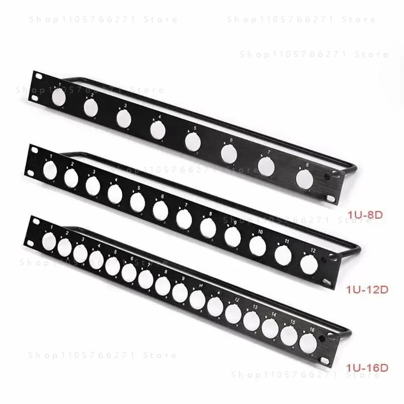 For Rack Patch Panel 8 12 16 Way Channel 1U Flight Case Mount Fo