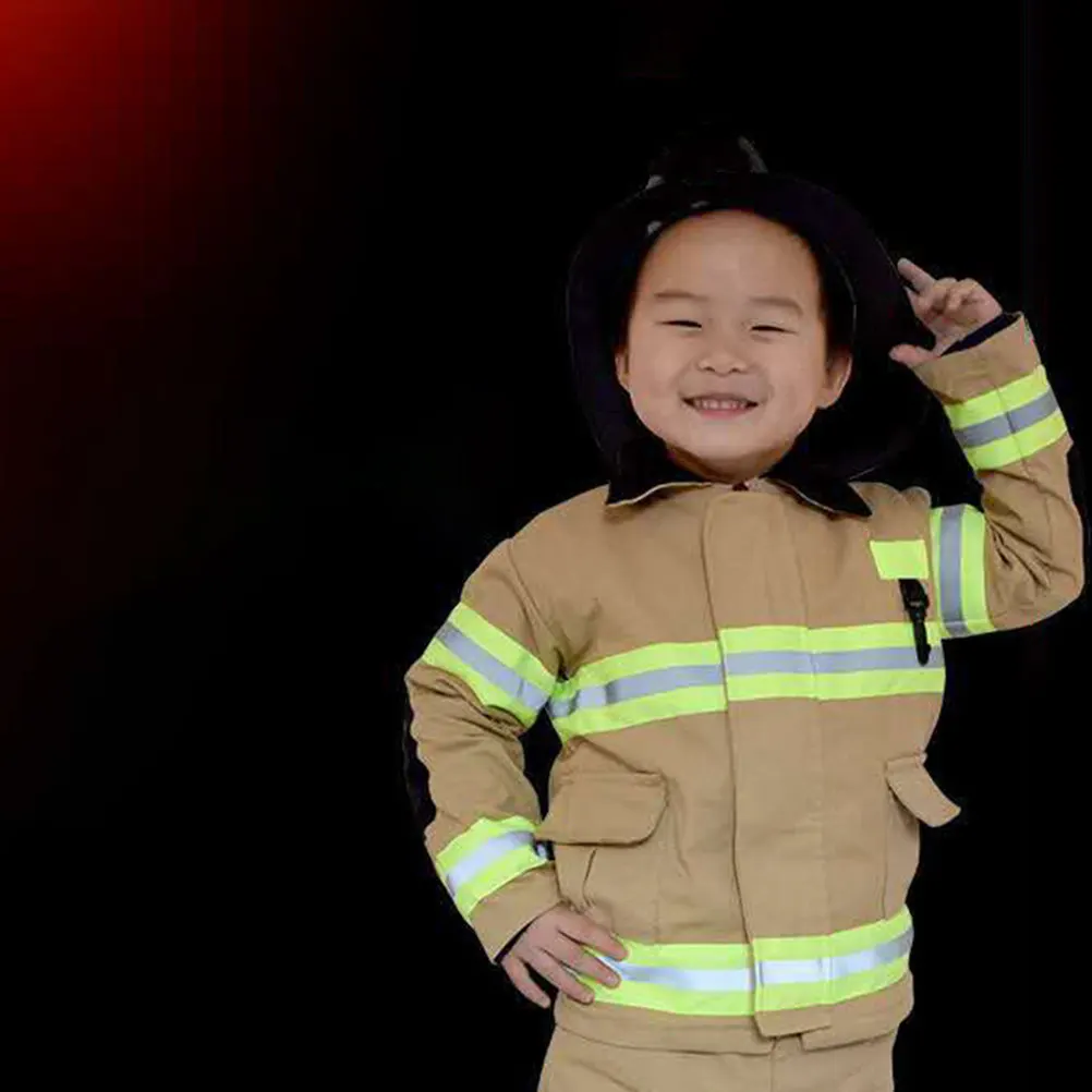 

2Pcs Adorable Fireman Hats Decorative Firefighter Helmets for Kids Educational Role Play Gifts Fireman Hat Adorable Children Toy