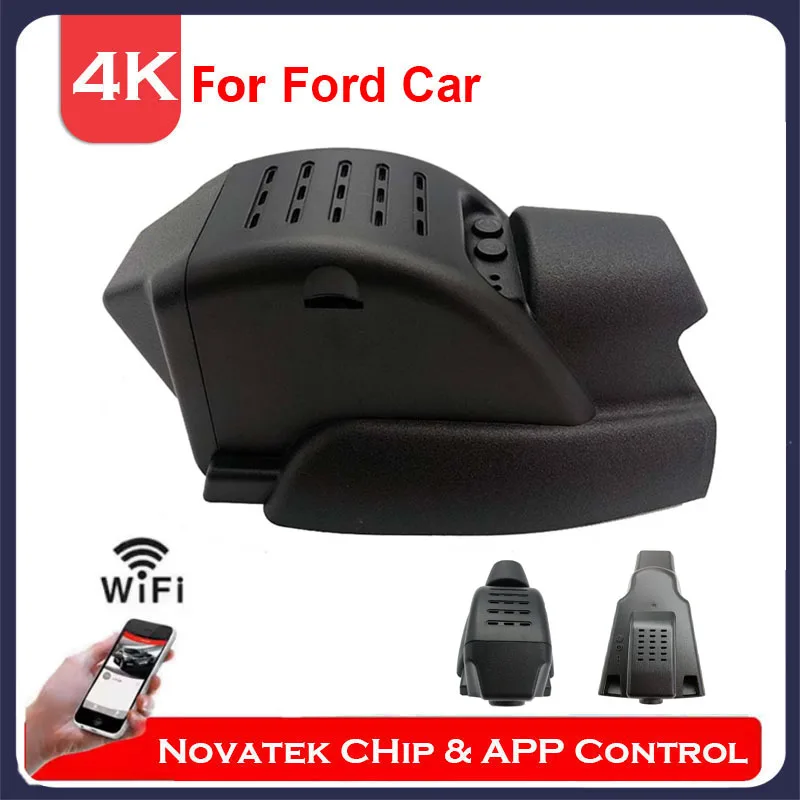 4K Plug And Play Wifi Car DVR Dash Cam For Ford Ecosport Everest 2015 2016 2017 2018,  For Lincoln MKZ/MKX/MKC 2015 APP Control