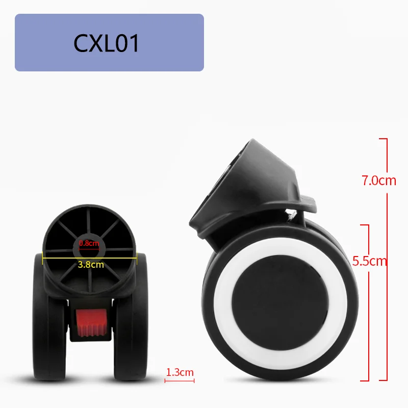 Ruote Rimovibili per Valigie, Accessori Universali per Bagagli, Parti di Ricambio per Riparazione Ruote di Trolley